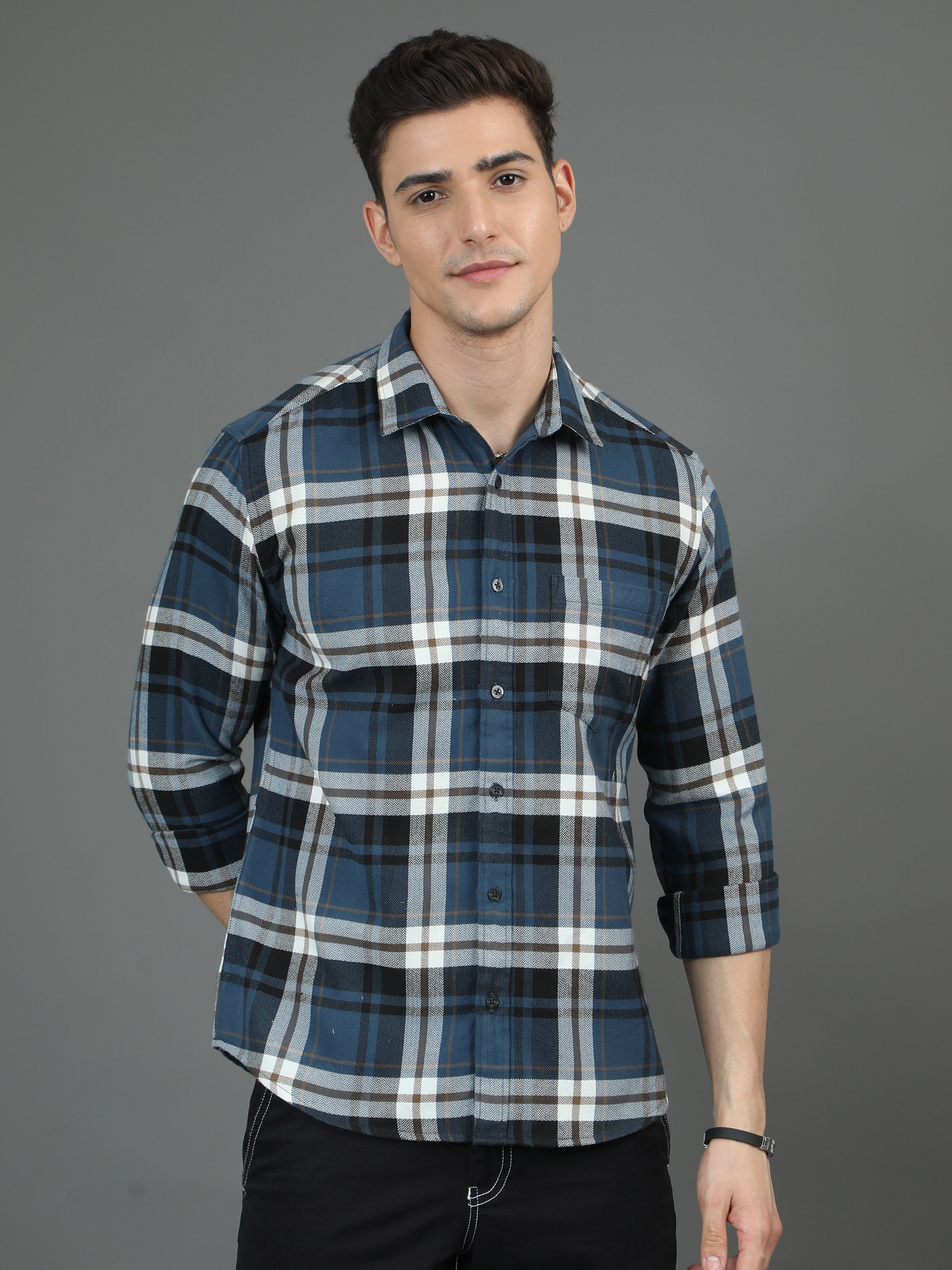 Trendy Mens Check Shirts 2024 New Collection | Sprng